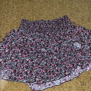 Floral print skirt